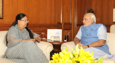 Rajasthan CM calls on PM Modi